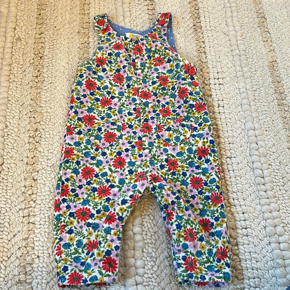 Adorable Baby Boden Corduroy Overalls in Size 6-12 Months